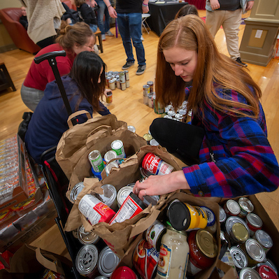 Stuff the bus food drive