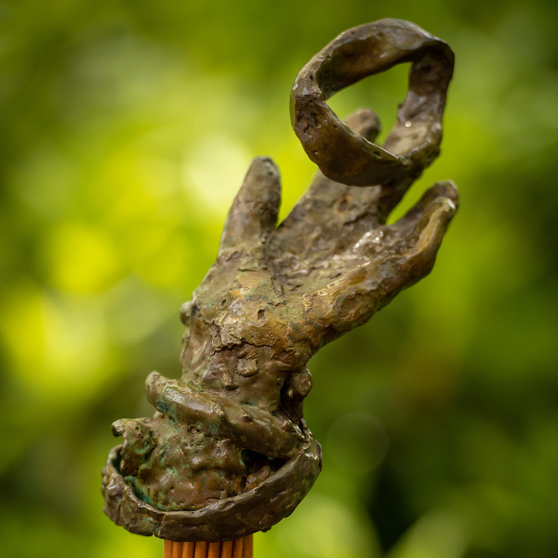 close up of the Linfield mace